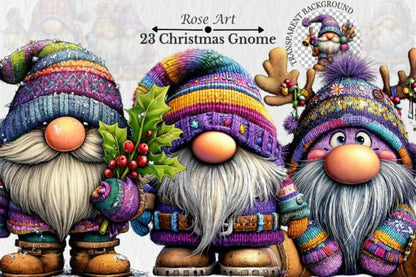 Winter Christmas Gnome Clipart